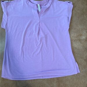 Lilac Short Sleeve Women's Top
